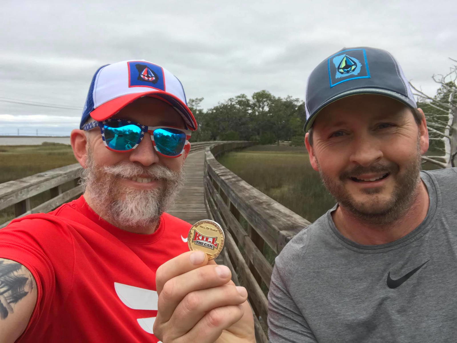 Roy and Hydro During the Jekyll Island Marathon